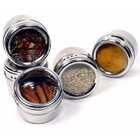 Porta Temperos Magnético Inox 6 Potes Clink Ck4080