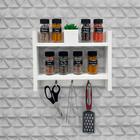 Porta Temperos Para Cozinha 25 X 30cm Branco