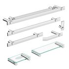 Porta Toalha 55cm Aço Inox Alto Brilho Patmos