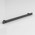 Porta Toalha 55cm Aço Inox Preto Fosco Patmos
