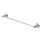 Porta Toalha 55cm Athenas Inox e Metal Prata Alto Brilho Grego