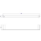 Porta Toalha 60cm Deca Versa Red Gold 2040.gl31.060.rd