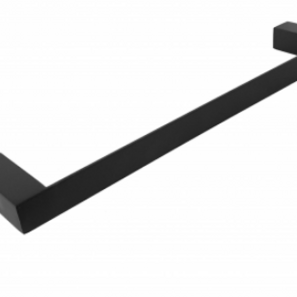 Porta Toalha 60cm Metric Black Matte