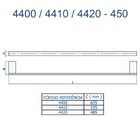 Porta Toalha 63,5cm Horus Cobre Fosco 4400 Rv450
