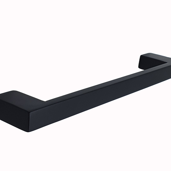 Porta Toalha  De Parede Guriri 50cm Preto Inox