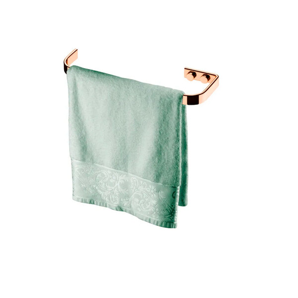 Porta Toalha Aberto De Parede 22cm Rosé Gold Evoluzione Future