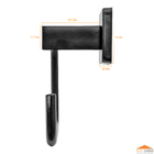 Porta Toalha Argola Banho - Lucca Black 2050