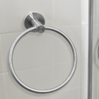 Porta Toalha Argola Inox 304 Escovado Parede Banheiro Lavabo
