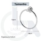 Porta Toalha Argola Stander