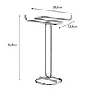 Porta Toalha Bancada Cromado Future 1177