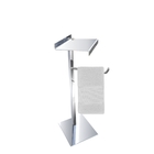 Porta Toalha Bancada Inox Com Apoio Para Acessórios 320vip