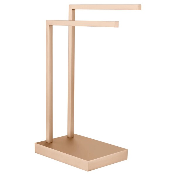 Porta Toalha Bancada Quadrado Horus Champanhe Fani