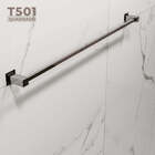 Porta Toalha Banheiro Inox 304, Toalheiro Inox Vinci, 50cm