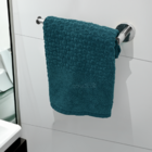 Porta Toalha Banheiro Rosto Inox 304 Cromado Toalheiro Reto S