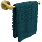 Porta Toalha Banheiro Rosto Inox 304 Dourado Escovado Toalhei