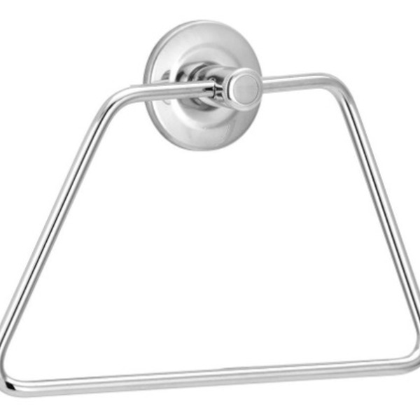 Porta Toalha Banheiro Trapézio Mãos Rosto Metal Banheiro