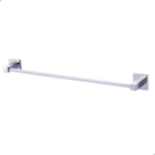 Porta Toalha Banho 50cm Cm Super Luxo Latão Quadritt Cromado