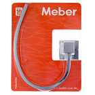 Porta Toalha Banho Argola Athena 12x19x7,50cm Prata