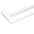 Porta Toalha Banho Barra Plástico Acetinado Parafuso 56cm Funky Sensea