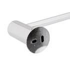 Porta Toalha Banho Barra Metal Brilhante Parafuso 60cm Easy Sensea