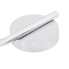 Porta Toalha Banho Barra Metal Brilhante Parafuso 60cm Strong Sensea