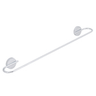Porta Toalha Banho Barra Metal Brilhante Parafuso 60cm Strong Sensea