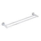 Porta Toalha Banho Barra Metal Brilhante Parafuso 65cm Style Sensea