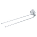 Porta Toalha Banho Barra Belle Époque 7,10x48x9,70cm Prata