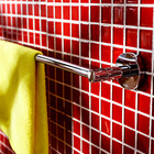 Porta Toalha Banho Barra City 4x60x6,50cm Prata