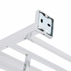 Porta Toalha Banho Barra com Suporte Metal Brilhante Parafuso 60cm Quaddro Sensea