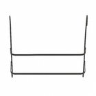 Porta Toalha Banho Barra Duplo Aço Carbono Black Arthi