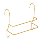 Porta Toalha Banho Barra Duplo Aço Carbono Gold Arthi