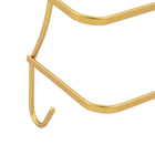 Porta Toalha Banho Barra Duplo Aço Carbono Gold Arthi