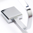 Porta Toalha Banho Barra Misu 4,60x9,50x50cm Prata