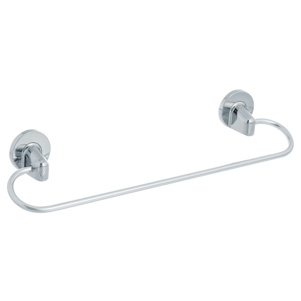 Porta Toalha Banho Barra Stylo 5x45x8cm Prata