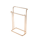 Porta Toalha Banho Metal e Plástico Barra Baroque Future