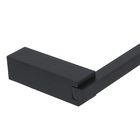 Porta Toalha Banho Metal Quartzo Black Fani
