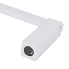 Porta Toalha Barra 32cm Prata Vivi Sensea