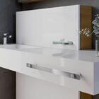 Porta Toalha Barra 55cm Patmos Inox Escovado Grego Metal