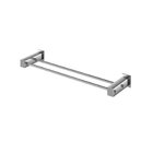 Porta Toalha Barra Duplo Médio Metal Cromado Bella 220 Fani C