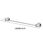 Porta Toalha Barra Metal Cromado Banheiro Parede Luxo