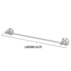 Porta Toalha Barra Metal Cromado Banheiro Premium