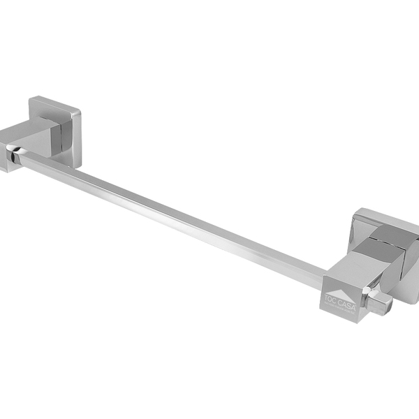 Porta Toalha Bastao 30 Cm Quadrado - Novara 2070