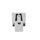 Porta Toalha Cabide Para Banheiro Quadrado Metal Cromado