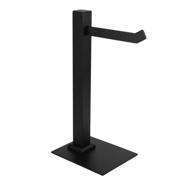 Porta Toalha De Bancada Banheiro Inox Preto Fosco