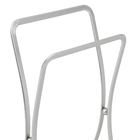 Porta Toalha de Bancada Metal Piatina Cromado Fosco Arthi