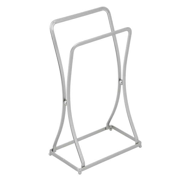 Porta Toalha de Bancada Metal Piatina Cromado Fosco Arthi