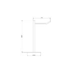 Porta Toalha De Bancada Serenity Sr11082 Ducon Metais Preto F