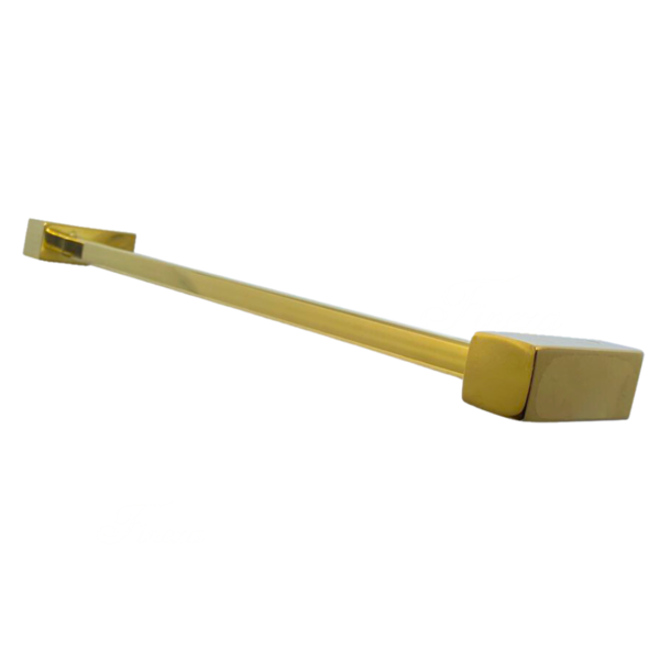 Porta Toalha De Banheiro 60cm Dourado Toscana Fineza