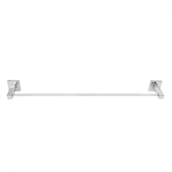 Porta Toalha De Banho 51cm Inox Polido Square Ducon Metais Cr